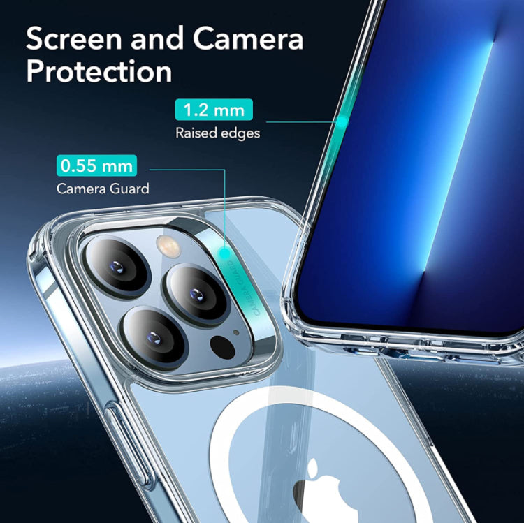 ESR Branded Clear MagSafe Shockproof Hybrid Hardshell Phone Case with HaloLock Feature- for Apple iPhones/14 Series - Super Savings Technologies Co.,LTD ESR Branded Clear MagSafe Shockproof Hybrid Hardshell Phone Case with HaloLock Feature- for Apple iPhones/14 Series - Super Savings Technologies Co.,LTD
